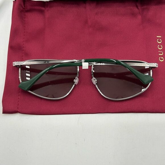 Men’s Gucci aviator gun metal sunglasses - Picture 5 of 7